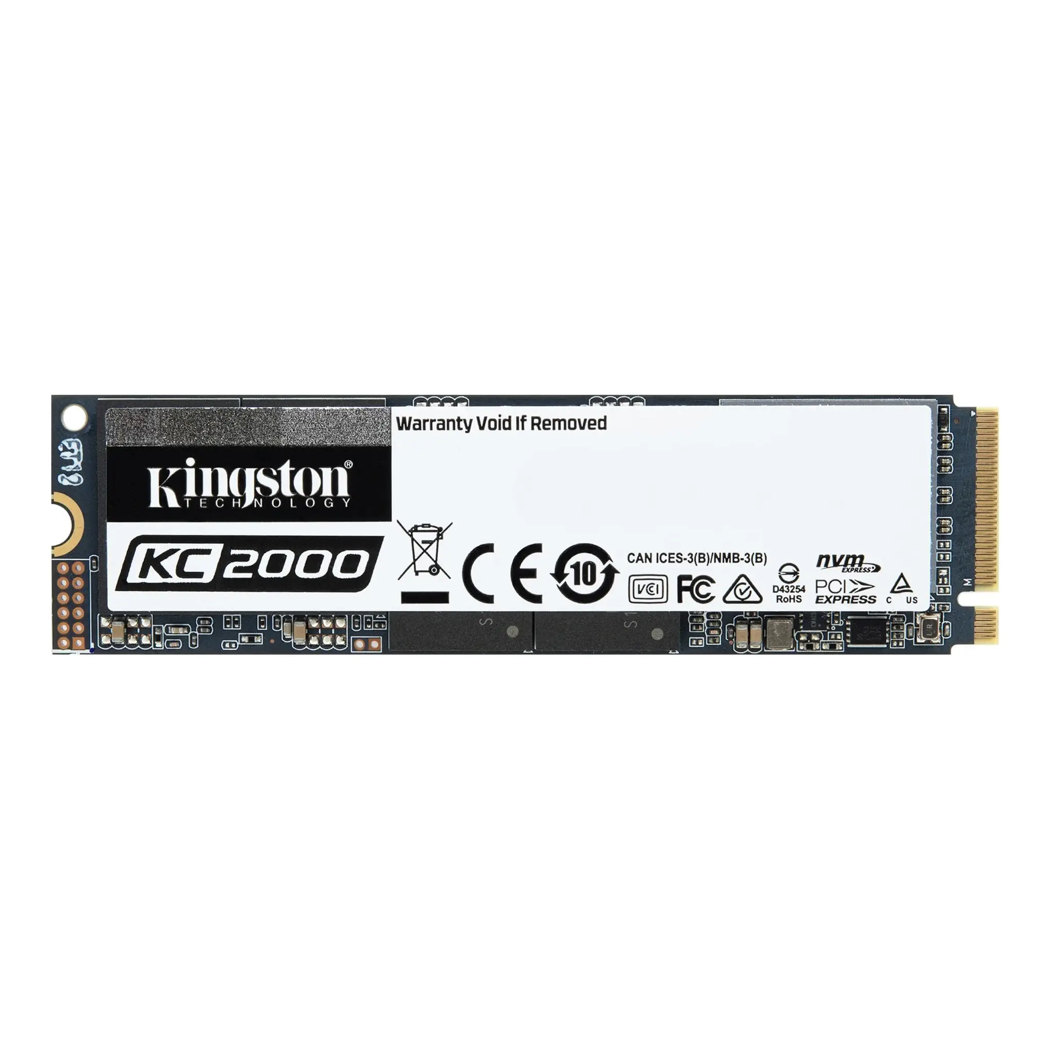 Kingston KC2000 500GB 3000/2000MB/s M.2 SSD Disk - SKC2000M8/500G
