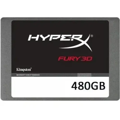 HyperX Fury 3D 480GB 2.5″ 500/500MBs SSD Disk - KC-S44480-6F