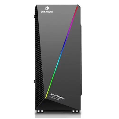 GameBooster GB-L05B Rainbow RGB USB 3.0 ATX Siyah Mid-Tower Gaming (Oyuncu) Kasa
