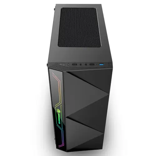 GameBooster GB-G3605B Rainbow RGB USB 3.0 ATX Siyah Mid-Tower Gaming (Oyuncu) Kasa