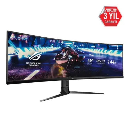 Asus ROG Strix XG49VQ 49” 144Hz 4ms FreeSync 2 HDR Super Ultra-Wide VA Double Full HD (3840x1080) Curved Gaming Monitör