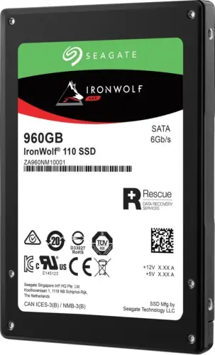 Seagate IronWolf 110 960GB 2.5″ 560MB/535MB/sn SATA 3 SSD Disk - ZA960NM10011