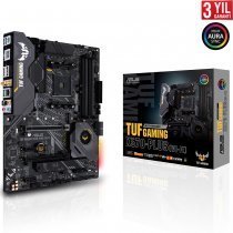 Asus Tuf Gaming X570-Plus (Wi-Fi) AMD X570 Soket AM4 DDR4 4400(OC)MHz ATX Gaming Anakart