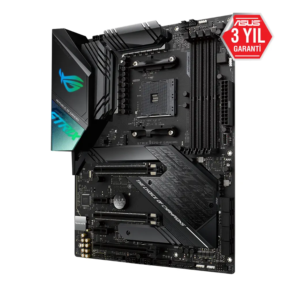 Asus ROG Strix X570-F Gaming AMD X570 Soket AM4 DDR4 4400(OC)MHz ATX Gaming Anakart