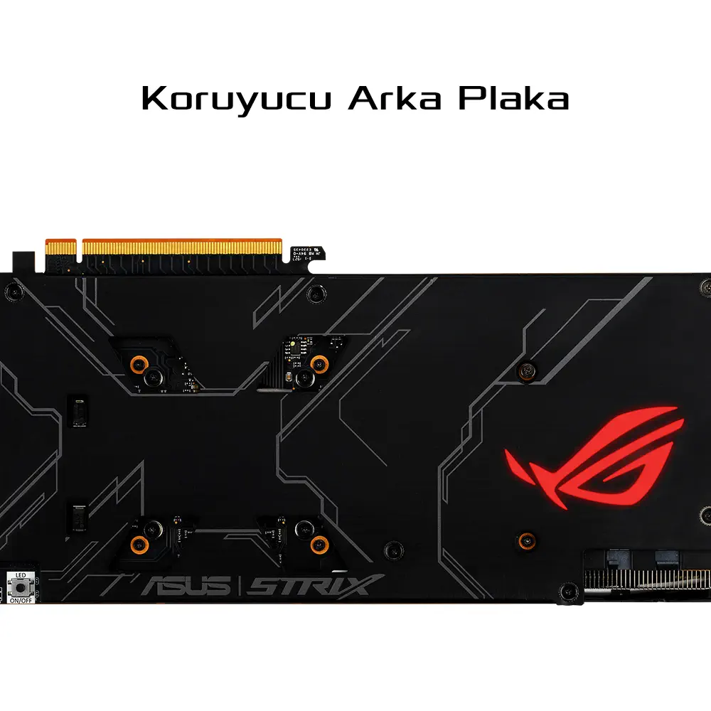 Asus ROG-Strix-RX5700XT-O8G-Gaming AMD Radeon RX 5700 XT 8GB GDDR6 256Bit DX12 Gaming Ekran Kartı