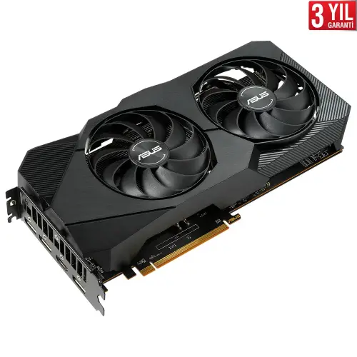 Asus Dual-RX5700-O8G-EVO AMD Radeon RX 5700 8GB GDDR6 256Bit DX12 Gaming Ekran Kartı