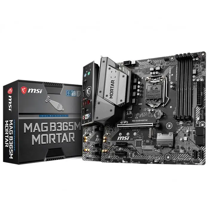 MSI MAG B365M Mortar Intel B365 Soket 1151 DDR4 2666MHz mATX Gaming Anakart