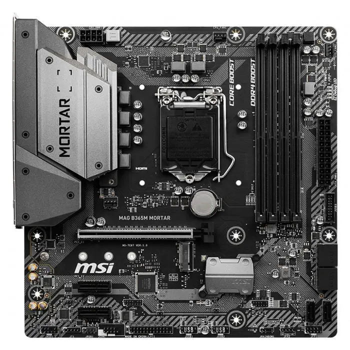 MSI MAG B365M Mortar Intel B365 Soket 1151 DDR4 2666MHz mATX Gaming Anakart