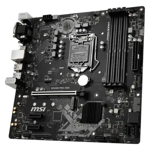 MSI B365M Pro-VDH Intel B365 Soket 1151 DDR4 2666MHz mATX Gaming Anakart