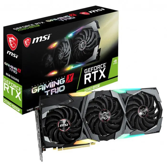MSI GeForce RTX 2080 Super Gaming X Trio 8GB GDDR6 256Bit DX12 Gaming Ekran Kartı
