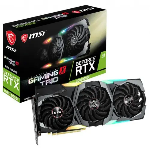 MSI GeForce RTX 2080 Super Gaming X Trio 8GB GDDR6 256Bit DX12 Gaming Ekran Kartı
