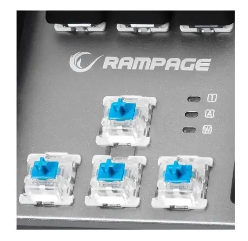 Rampage KB-R28 Blade Plus Blue Switch USB RGB Gaming (Oyuncu) Mekanik Klavye