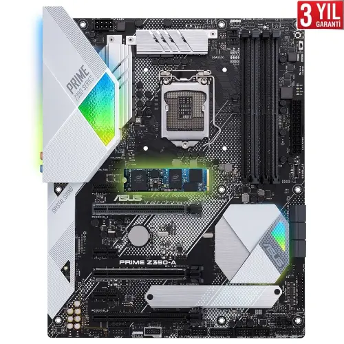 Asus Prime Z390-A/H10 Intel Z390 Soket 1151 DDR4 4266(OC)MHz ATX Gaming Anakart