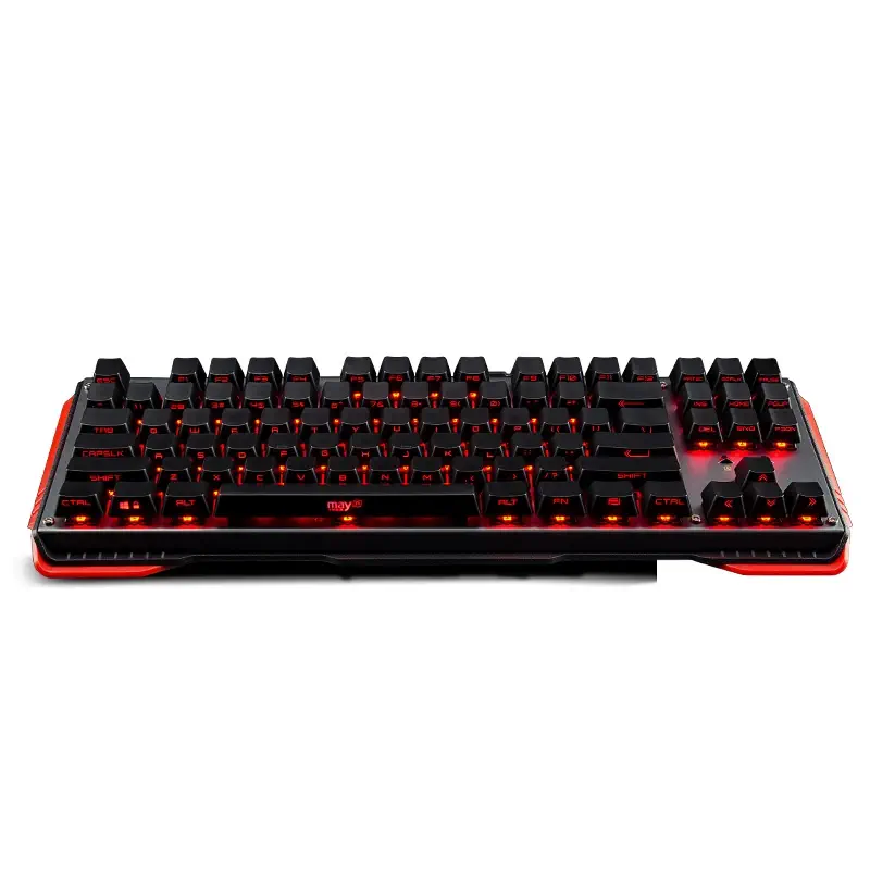 James Donkey 619-87 Mekanik Kırmızı Led Aydınlatmalı Blue Switch İng Q USB Gaming Klavye