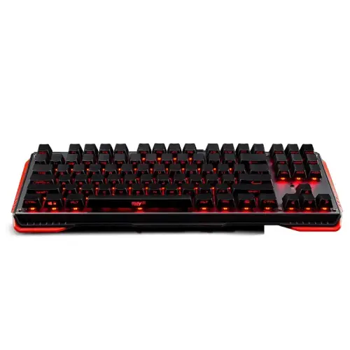 James Donkey 619-87 Mekanik Kırmızı Led Aydınlatmalı Blue Switch İng Q USB Gaming Klavye