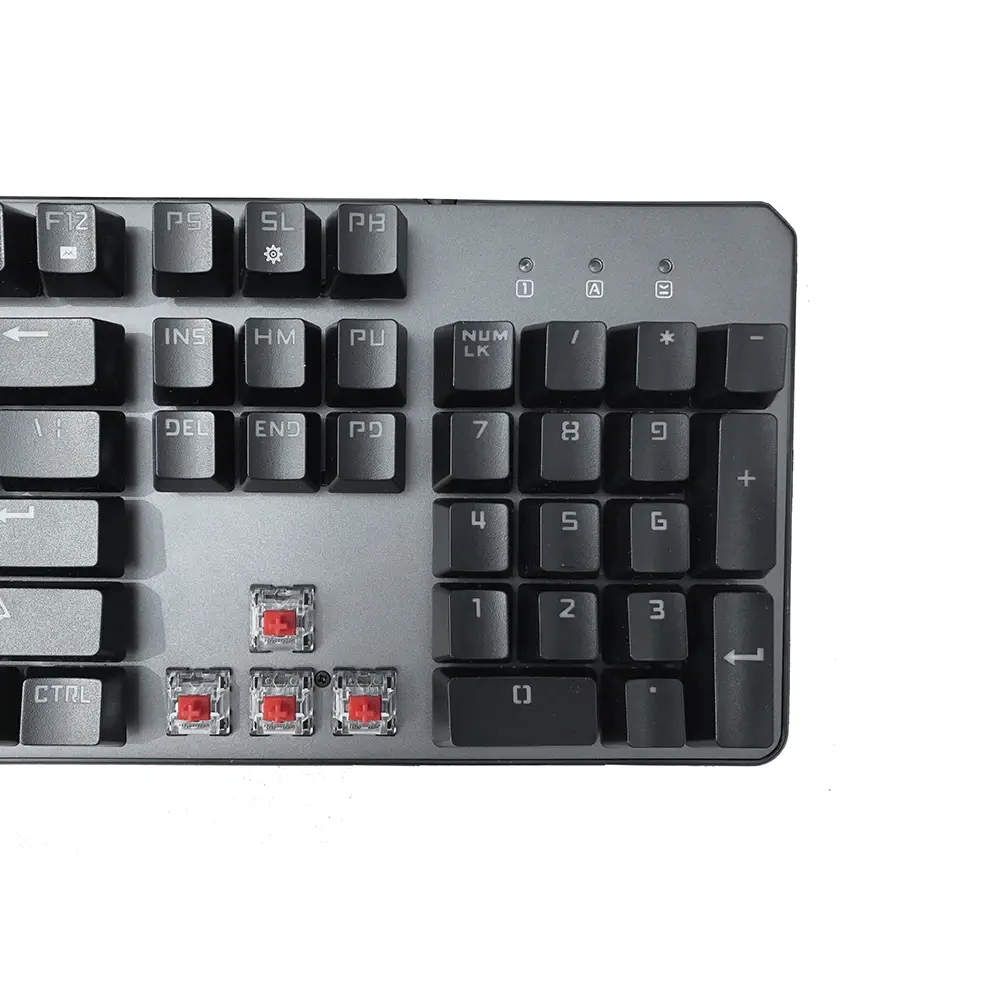 James Donkey 610S Rainbow Aydınlatmalı Black/Red Switch İng Q USB Gaming Mekanik Klavye