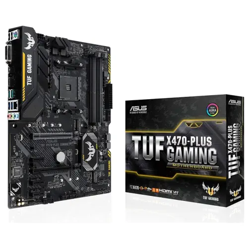 Asus TUF X470-Plus Gaming AMD X470 Soket AM4 DDR4 3466(OC)MHz ATX Gaming Anakart