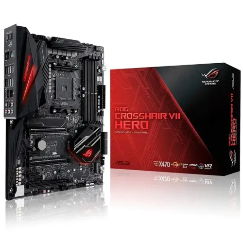 Asus ROG Crosshair VII Hero AMD X470 Soket AM4 DDR4 3600(OC)MHz ATX Gaming Anakart