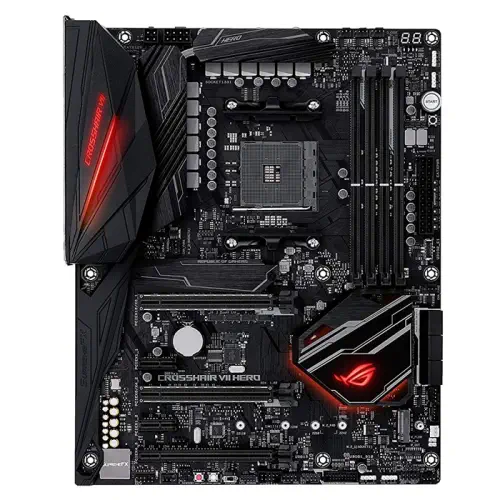 Asus ROG Crosshair VII Hero AMD X470 Soket AM4 DDR4 3600(OC)MHz ATX Gaming Anakart
