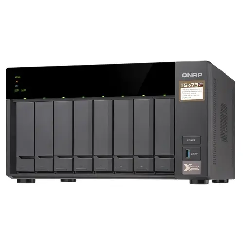 Qnap TS-873 8 Disk Yuvalı 8GB Ram Nas Depolama Ünitesi