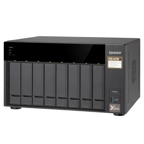Qnap TS-873 8 Disk Yuvalı 8GB Ram Nas Depolama Ünitesi