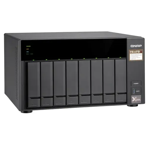 Qnap TS-873 8 Disk Yuvalı 8GB Ram Nas Depolama Ünitesi