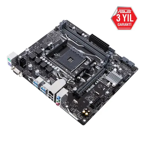 Asus Prime A320M-F AMD A320 Soket AM4 DDR4 3200(OC)Mhz mATX Gaming Anakart