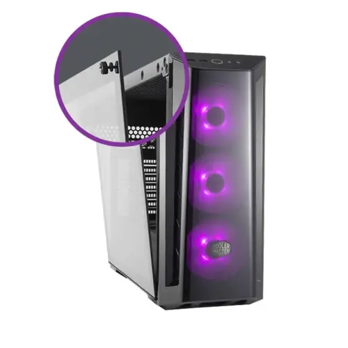 Cooler Master MB520 MCB-B520-KGN65-RGB USB 3.0 650W 80+ RGB Pencereli MidiTower Gaming (Oyuncu) Kasa