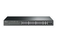Tp-Link JetStream T1500-28PCT 24 Port 10/100Mbps + 4 Port Gigabit Smart PoE+ Switch - TL-SL2428P