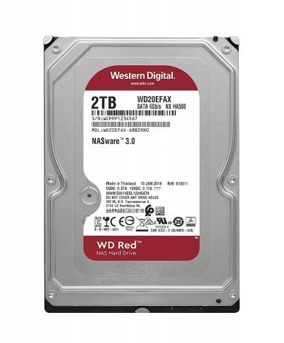 WD Red WD20EFAX 2TB 3.5″ SATA 3 256MB 5400RPM Nas Disk