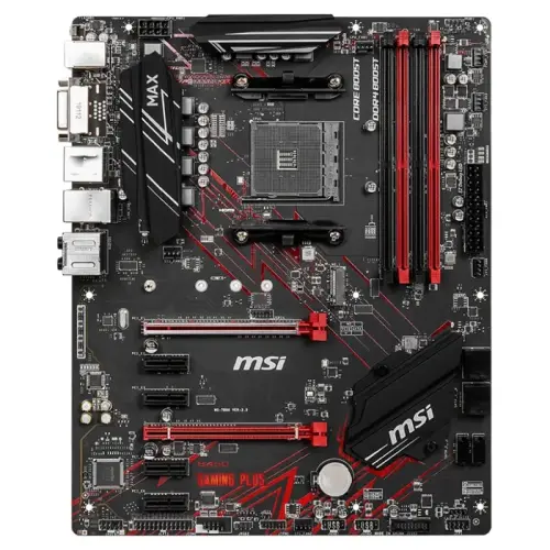 MSI B450 Gaming Plus Max AMD B450 Soket AM4 DDR4 4133(OC)MHz ATX Gaming Anakart