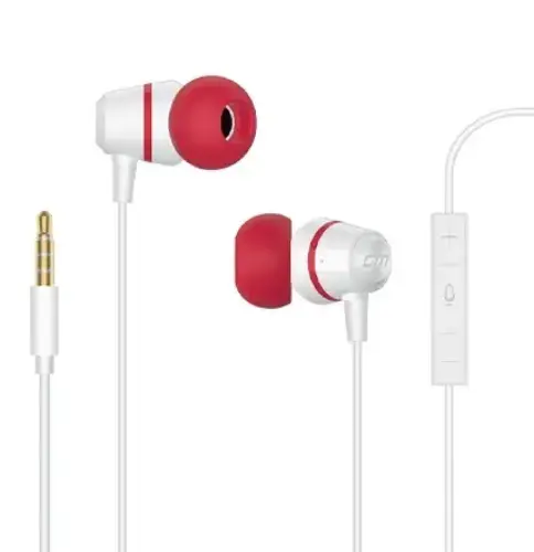 General Mobile Kablolu Kırmızı Beyaz Mikrofonlu Kulaklık - M100379