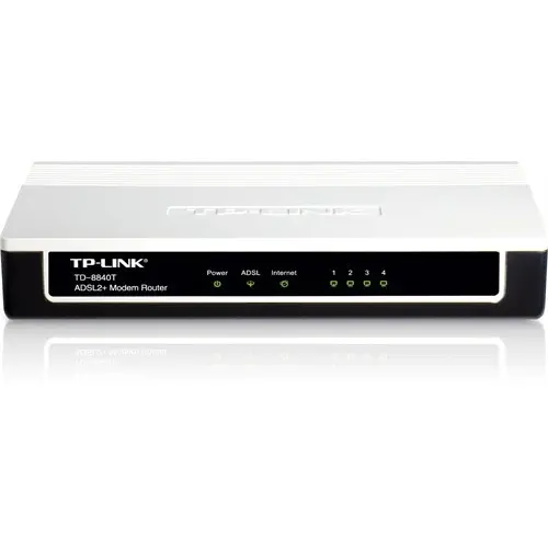 Tp-Link TD-8840T 4 Port 24Mbps ADSL2+ Modem Router