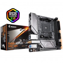 Gigabyte B450 I Aorus Pro Wi-Fi AMD B450 Soket AM4 DDR4 3600(OC)MHz Mini-ITX Gaming Anakart