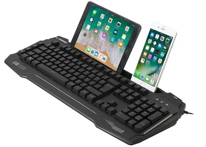 Rampage KB-R63 Stage Siyah USB 7 Renk Aydınlatmalı 4 Macro Oyuncu Klavyesi