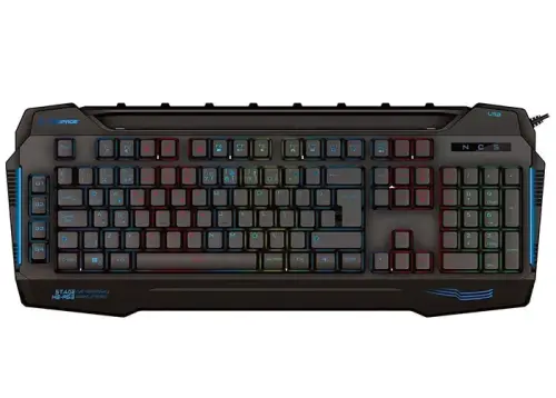 Rampage KB-R63 Stage Siyah USB 7 Renk Aydınlatmalı 4 Macro Oyuncu Klavyesi