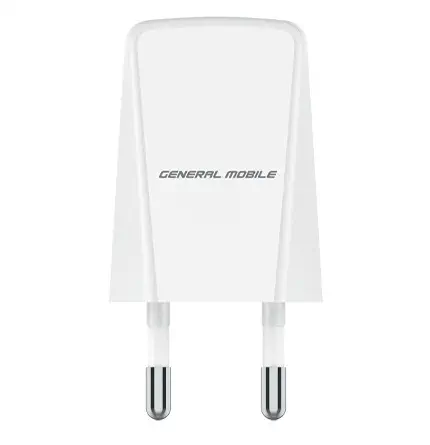 General Mobile 5V/1A Şarj Adaptörü Beyaz M100368