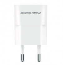 General Mobile 5V / 1A Şarj Adaptörü Beyaz M100384