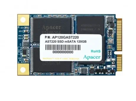 Apacer AST220 120GB 550MB/530MB/s mSATA SSD Disk - AP120GAST220-1
