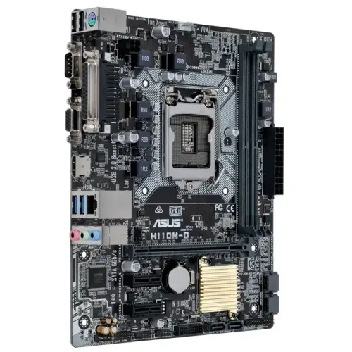 Asus H110M-D Intel H110 Soket 1151 DDR4 2400MHz mATX Anakart