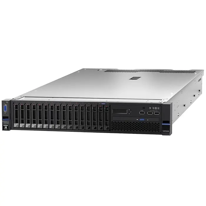 Lenovo x3650 M5 8871EFG Intel Xeon E5-2620 v4 2.10GHz 1x16GB 2x300GB HS 2.5” SAS/SATA SR M5210 2x550W P/S Rack Sunucu