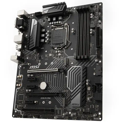 MSI Z370 PC Pro Intel Z370 Soket 1151 DDR4 4000(OC)MHz ATX Gaming Anakart 
