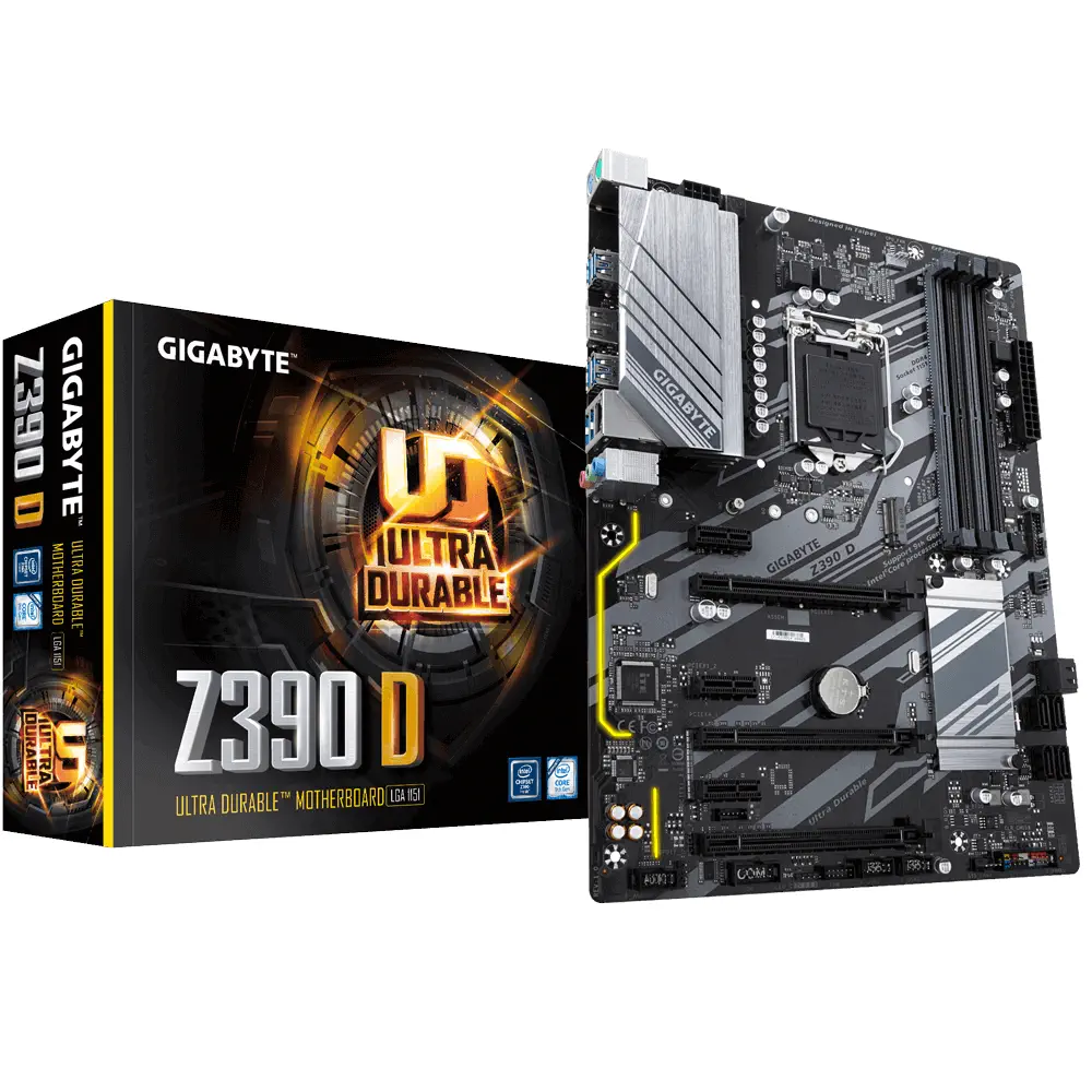 Gigabyte Z390 D Intel Z390 Soket 1151 DDR4 4266(OC)MHz ATX Gaming Anakart