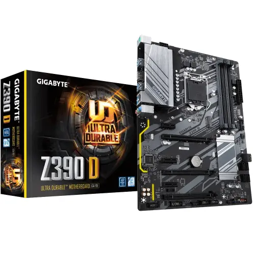 Gigabyte Z390 D Intel Z390 Soket 1151 DDR4 4266(OC)MHz ATX Gaming Anakart