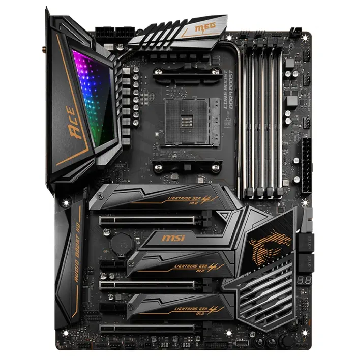 MSI Meg X570 ACE AMD X570 Soket AM4 DDR4 4600(OC)MHz ATX Gaming Anakart