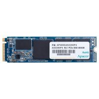 Apacer AS2280P4 480GB 2100/1500MB/s NVMe PCIe Gen3x4 M.2 SSD Disk (AP480GAS2280P4-1)