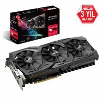 Asus Rog Strix RX 590 8G Gaming 8GB GDDR5 256Bit DX12 Gaming Ekran Kartı
