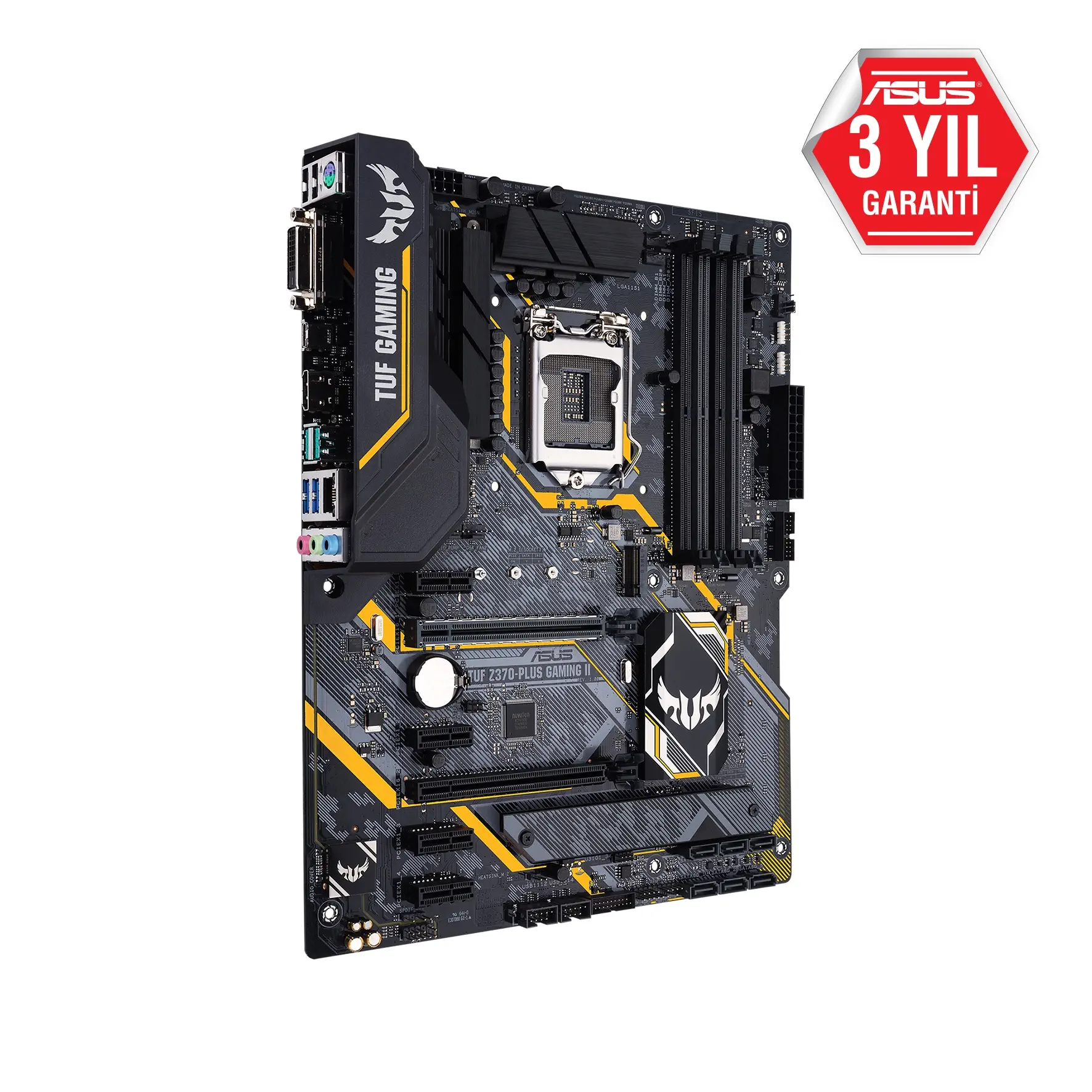 Asus Tuf Z370-Plus Gaming II Intel Z370 Soket 1151 DDR4 4000(OC)MHz ATX Gaming Anakart