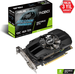 Asus Phoenix PH-GTX1650-O4G GeForce GTX 1650 OC 4GB GDDR5 128Bit DX12 Gaming Ekran Kartı