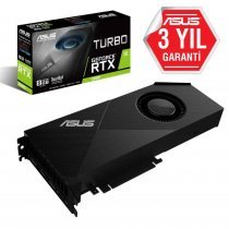 Asus Turbo-RTX2080-8G GeForce RTX 2080 8GB GDDR6 256Bit DX12 Gaming Ekran Kartı
